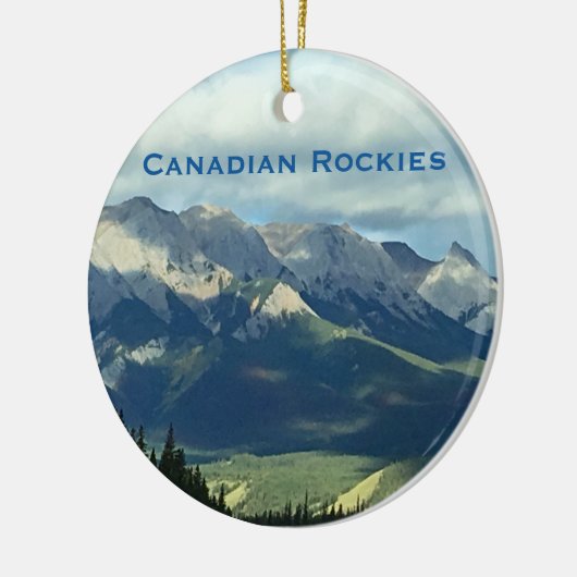 Canadees Rockies Mountains Travel Ornament (Links)