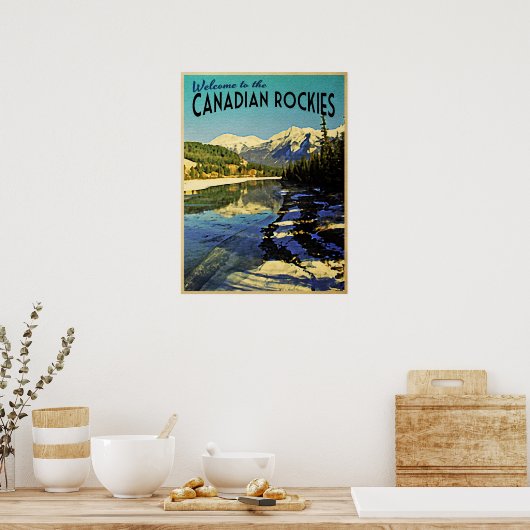 Canadees Rockies Poster (Keuken)