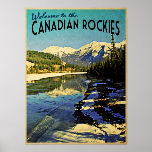 Canadees Rockies Poster (Voorkant)