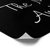 Canadees Rocky Mountains met een beroemd citaat Poster (Hoek)