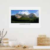 Canadees Rocky Mountains Poster (Keuken)