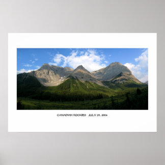 Canadees Rocky Mountains Poster