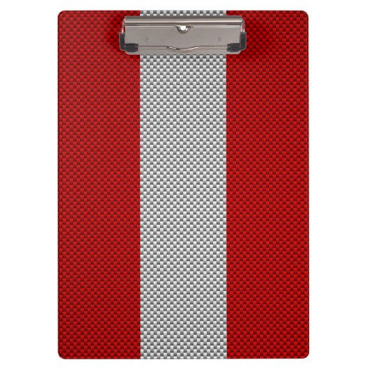 Canadees Rode Maple Leaf over koolstofvezel Klembord (Voorkant)