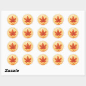 Canadees Ronde Sticker (Vel)