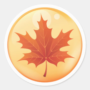  Canadees Ronde Sticker