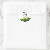 Canadees Rondlabel Mint Jelly Green Apple Ronde Sticker (Tas)