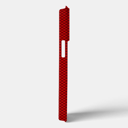 Canadees rood manleder op koolstofvezel afdrukken Case-Mate iPhone case (Achterkant / Rechts)