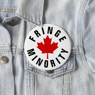 Canadees Roodmakreel van de randminderheid Ronde Button 4,0 Cm