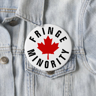 Canadees Roodmakreel van de randminderheid Ronde Button 4,0 Cm