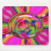 Canadees Roos Petals-Computer Mousepad Muismat (Voorkant)