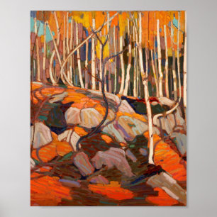 Canadees schilderen de Birch Grove Tom Thomson Poster