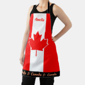 Canadees schort, Canadees, Canadees Vlag Chefs keu Schort (Insitu)