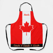 Canadees schort, Canadees, Canadees Vlag Chefs keu Schort (Voorkant)
