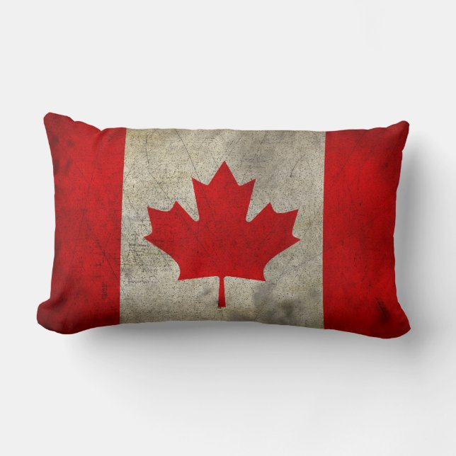 Canadees Sierkussen met  vlag-graafstijl Kussen (Voorkant)