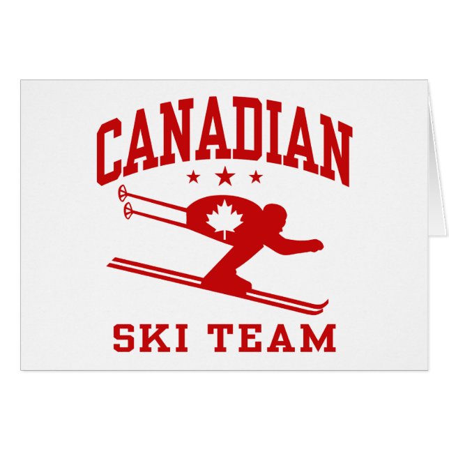 Canadees skiteam (Voorkant Horizontaal)