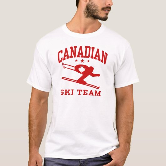 Canadees skiteam t-shirt (Voorkant)