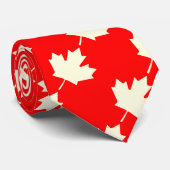 Canadees Stropdas van Maple Leaf (Opgerold)