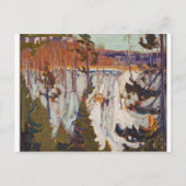  Canadees Tommy Thomson Snow Bank Briefkaart (Voorkant)