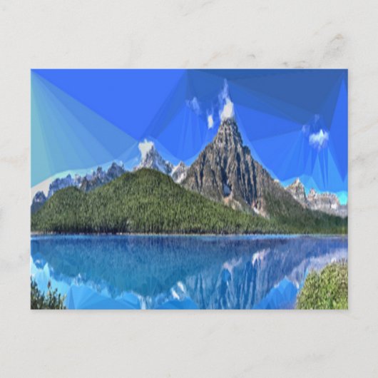 Canadees uitzicht briefkaart (Voorkant)