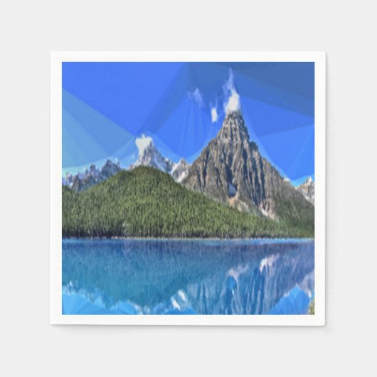 Canadees uitzicht servet (Voorkant)