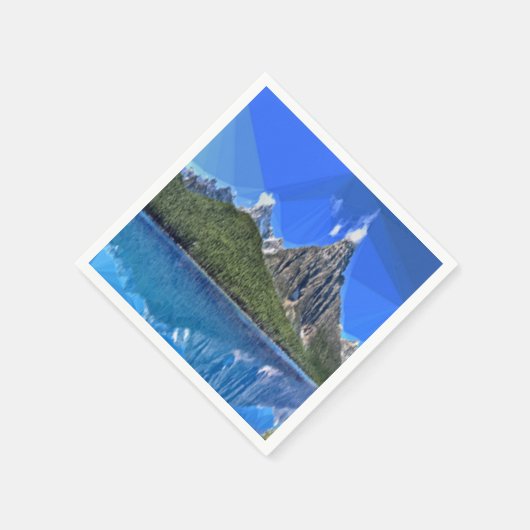 Canadees uitzicht servet (Hoek)