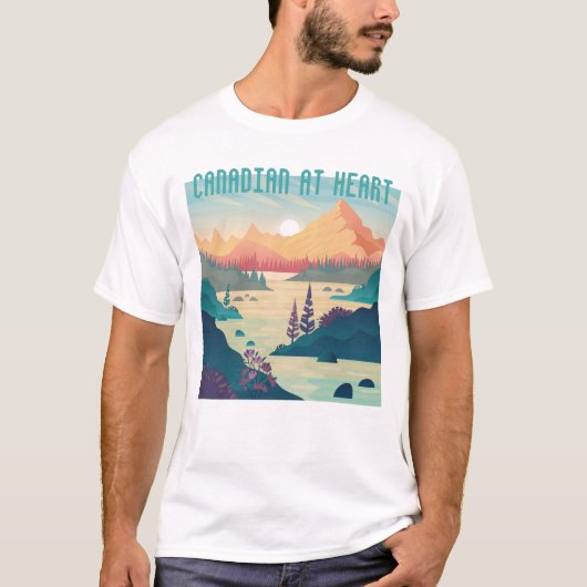 CANADEES VAN HARTE. ONZE NOORDEN STERK EN VRIJ. T-SHIRT (Voorkant)