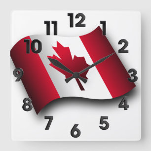 Canadees Vierkante Klok