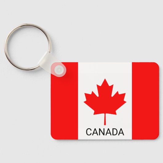 Canadees vlag aangepaste sleutelhanger cadeau (Achterkant)
