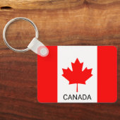 Canadees vlag aangepaste sleutelhanger cadeau (Achterkant)