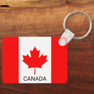Canadees vlag aangepaste sleutelhanger cadeau