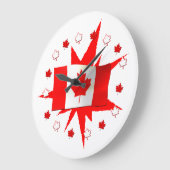 Canadees vlaggenontwerp grote klok (Hoek)