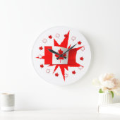 Canadees vlaggenontwerp grote klok (Huis)