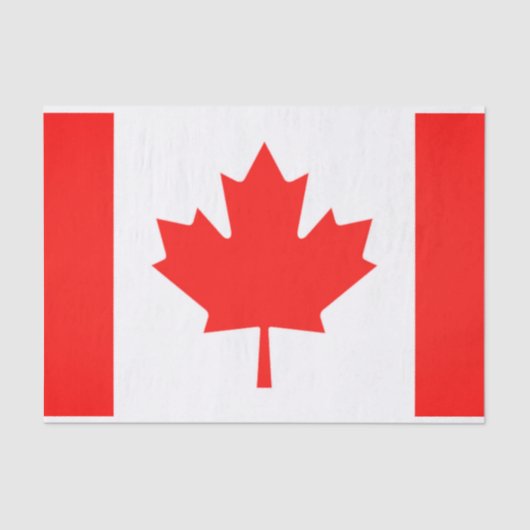 Canadees vlaggenstaatpapier tissuepapier (Voorkant)