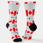CANADEES VLAGONTWERP HAVE ACD SOKKEN (Gebogen)