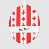 Canadees vlagpatroon ornament (voorkant)