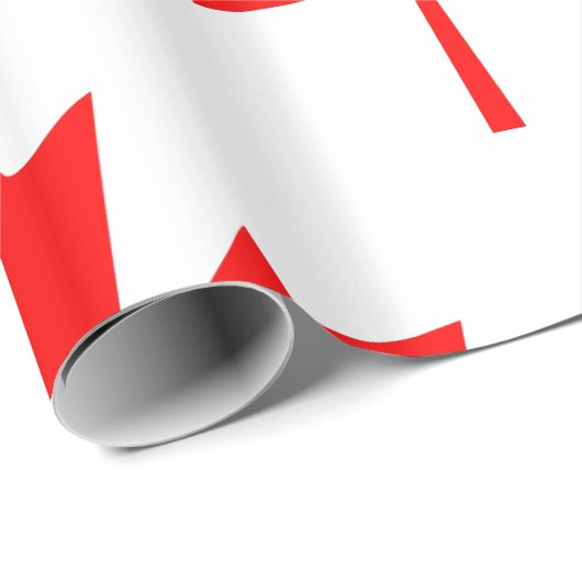 Canadees vlagrode mantel Leaf Cadeaupapier (Rol Hoek)