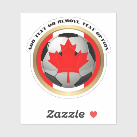 Canadees Voetbal Sport Sticker (Vel)