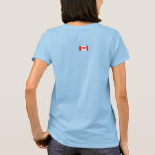 Canadees vrouwenkoppel #1-Rood T-shirt (Achterkant)