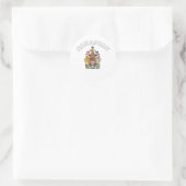 Canadees wapen ronde sticker (Tas)
