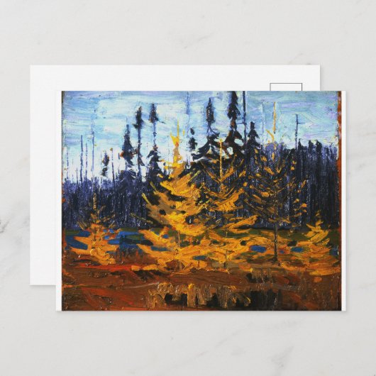  Canadees Wilderness Tom Thomson Tamaracks Briefkaart (Voorkant / Achterkant)
