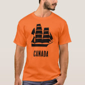Canadees zeilschip t-shirt (Voorkant)