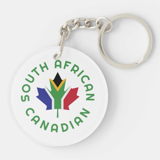 Canadees Zuid-Afrikaans Sleutelhanger (Achterkant)