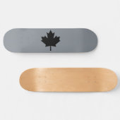 Canadees zwart-mappenblad persoonlijk skateboard (Horizontaal)