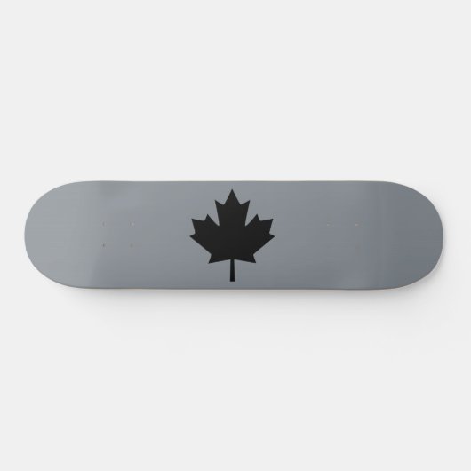 Canadees zwart-mappenblad persoonlijk skateboard (Horizontaal)