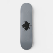 Canadees zwart-mappenblad persoonlijk skateboard (Voorkant)
