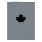 Canadees zwarte bladsymbool (Voorkant)