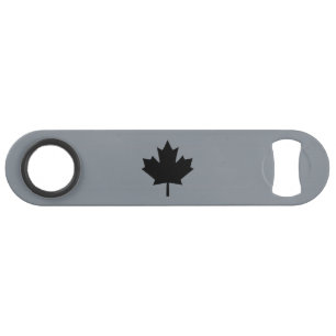 Canadees zwarte bladsymbool speed flessenopener