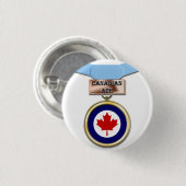 Canadese Ace-medaille Ronde Button 3,2 Cm (Voorkant /achterkant)