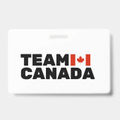 Canadese AF, Team Canada Badge (Achterkant)