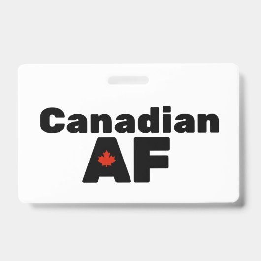 Canadese AF, Team Canada Badge (Voorkant)
